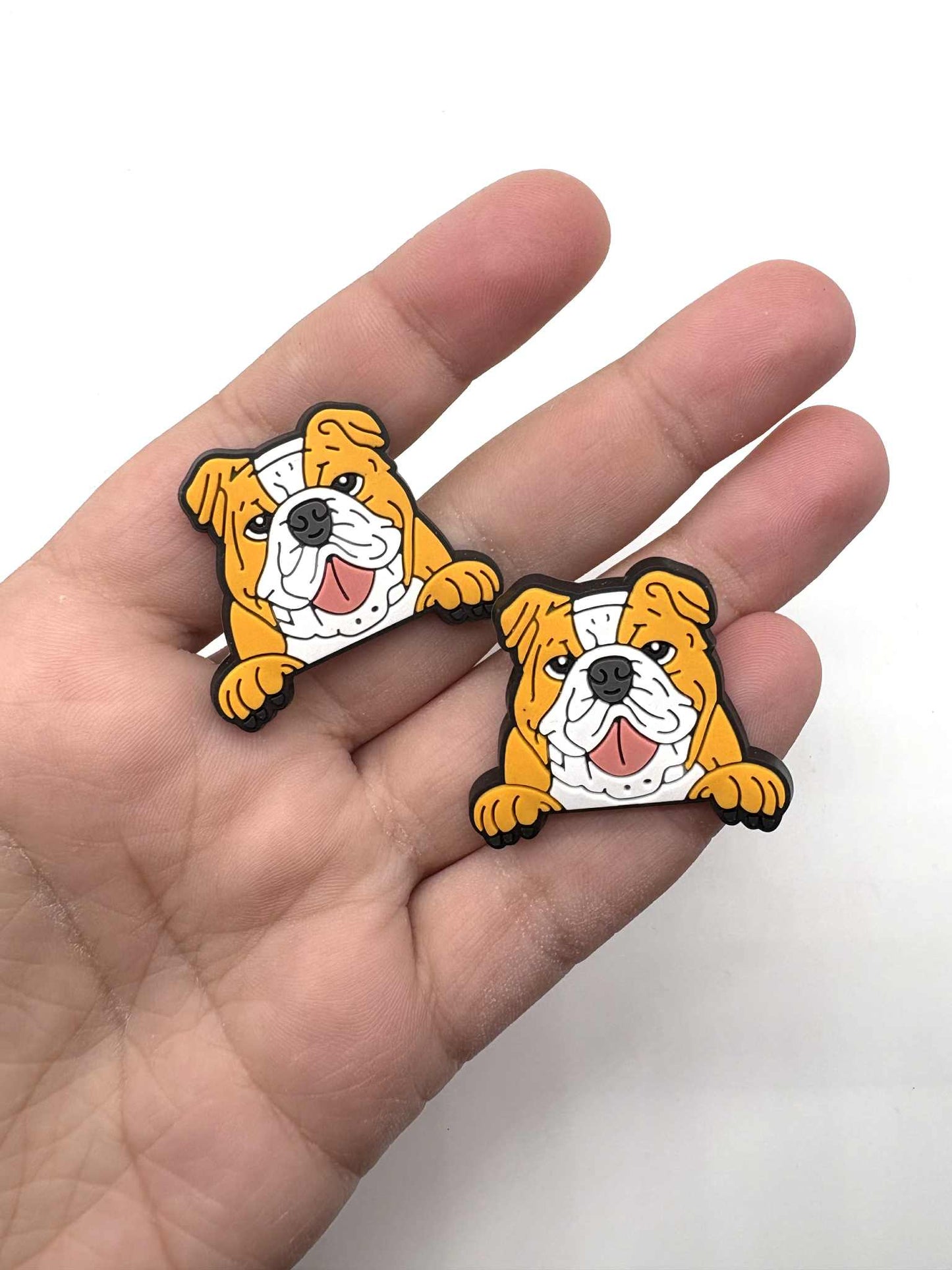 English Bulldog Shoe Charm