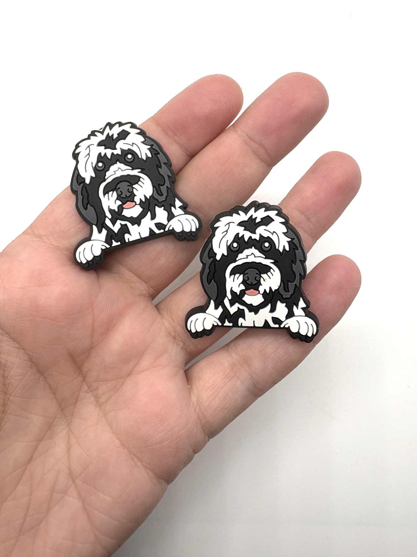 Old English Sheep Dog Shoe Charm