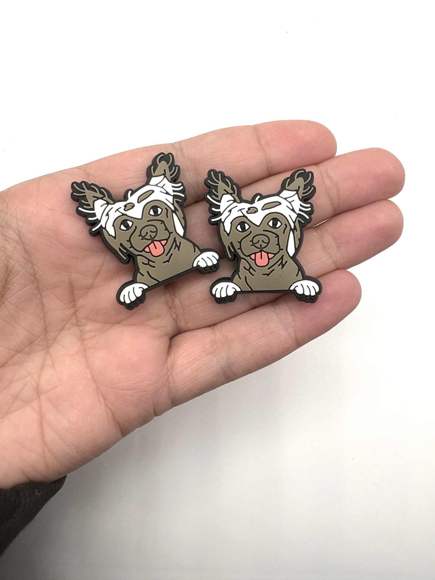 Chinese Crested Dog Shoe Charm