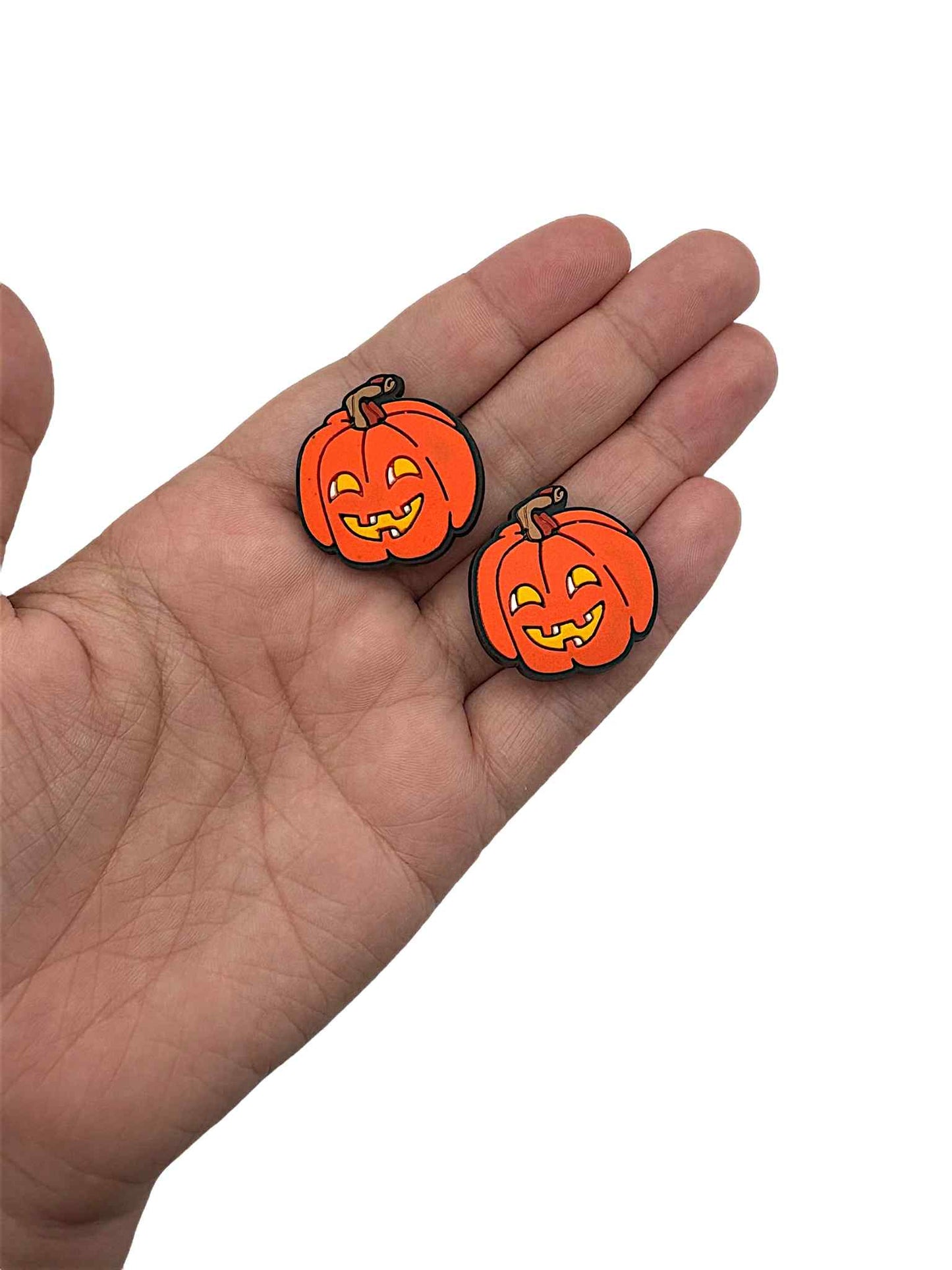 Smile Pumpkin Shoe Charm
