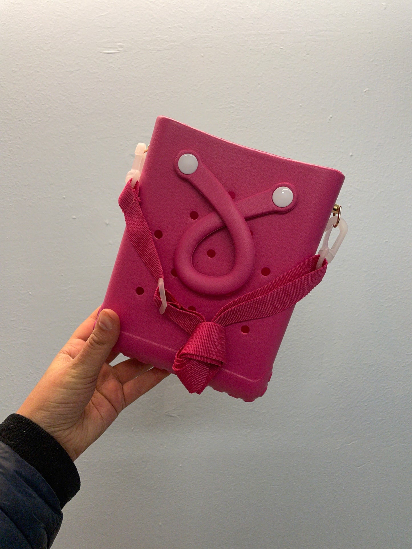 Smaller Bag with Shoulder Detachable Shoulder Strap ~ Croc This Way ~ Waterproof ~ Silicone Bags