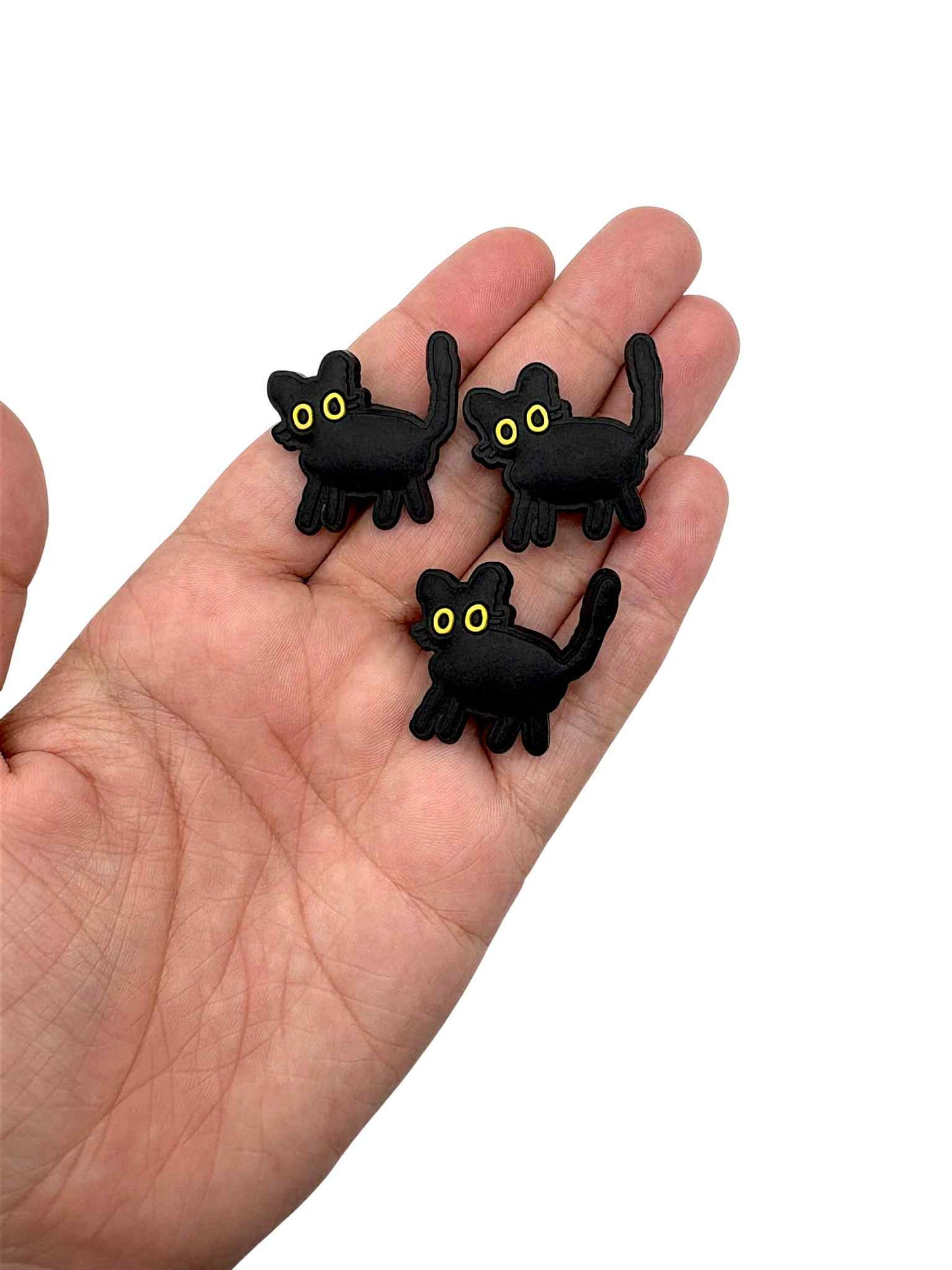 Black Cat Shoe Charm
