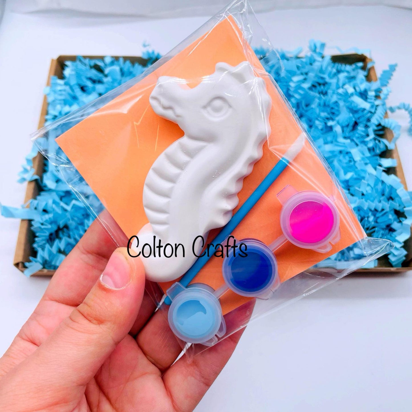 Large Under the Sea Party Bags with 3 paints each=