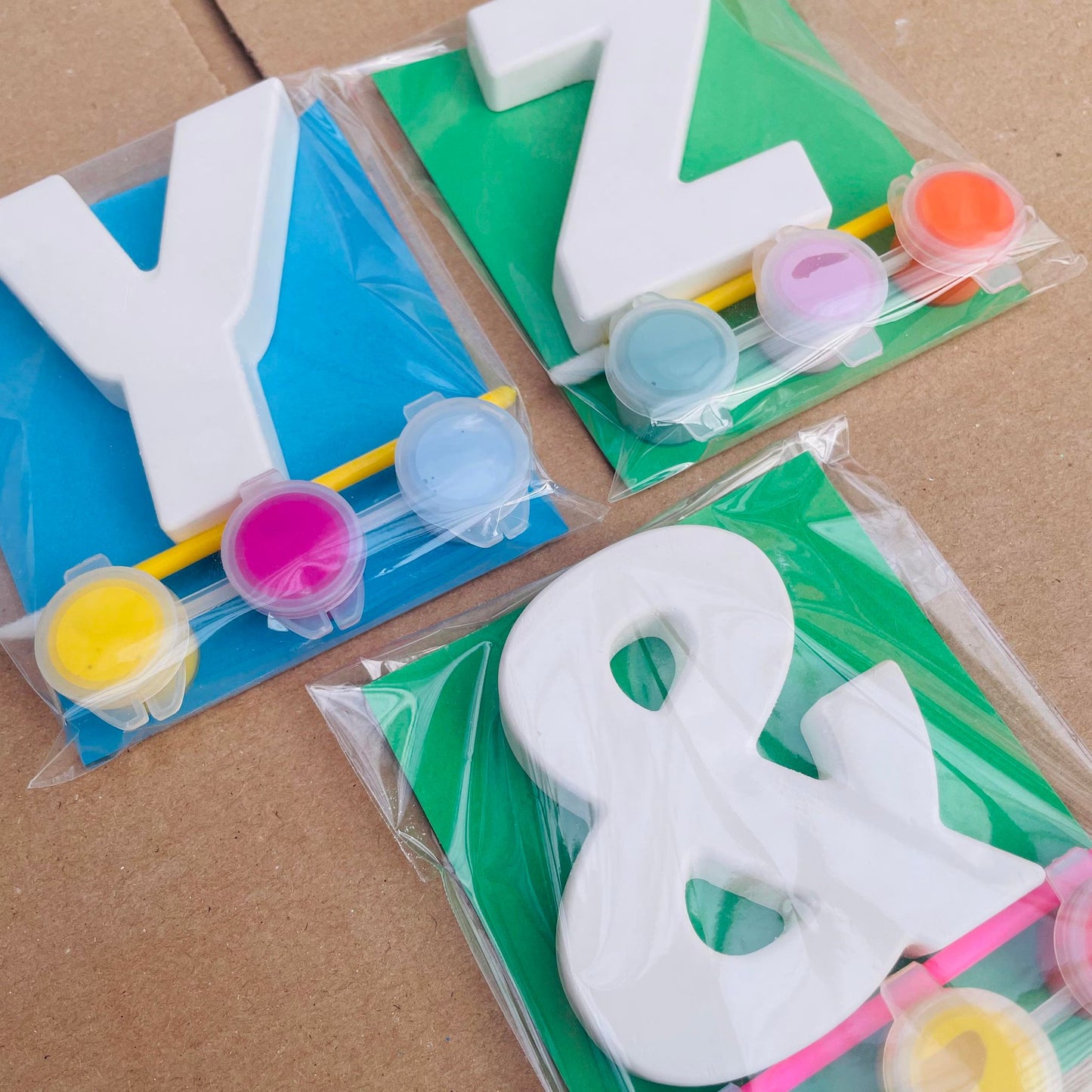 Large Letter Party Bags with 3 paints