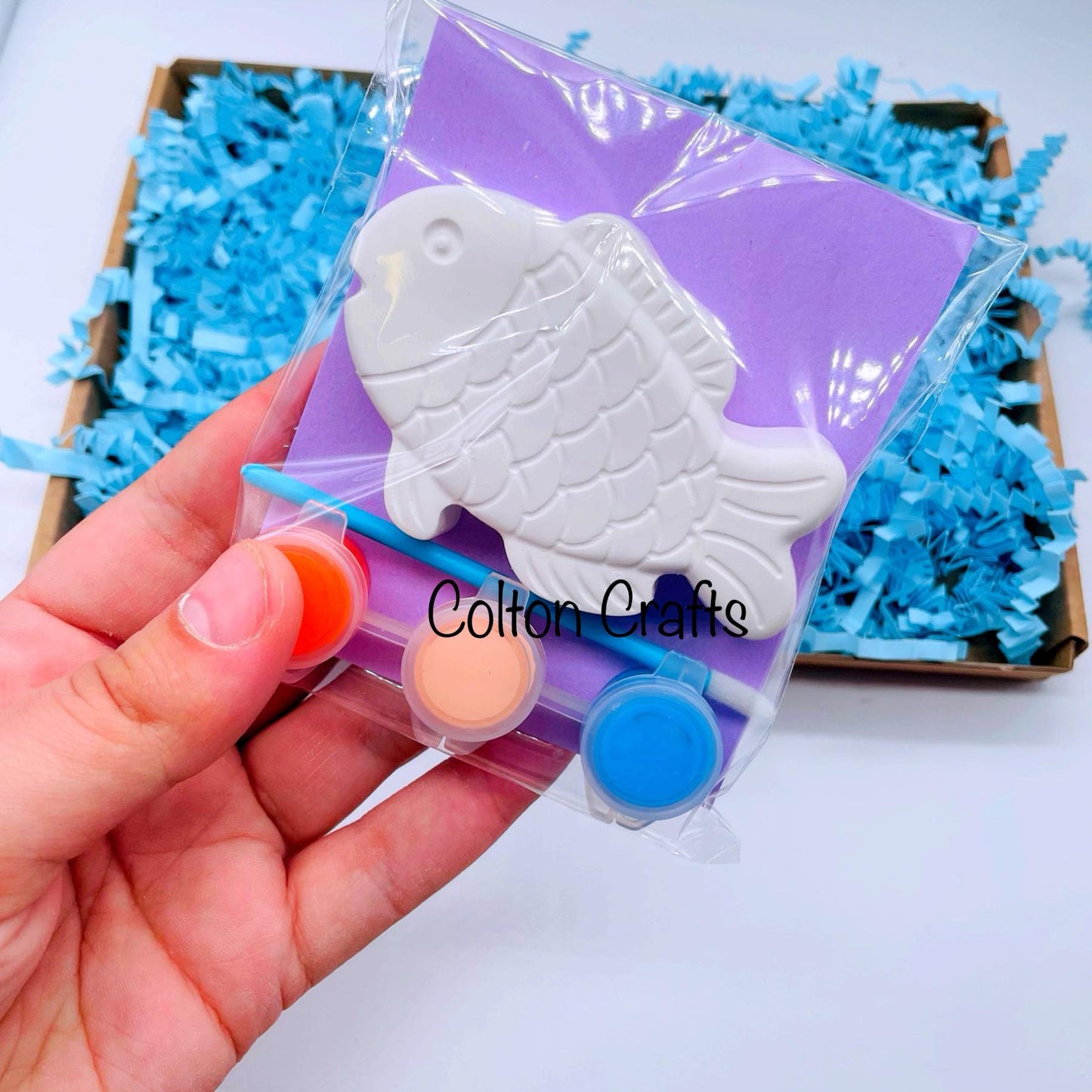 Large Under the Sea Party Bags with 3 paints each=