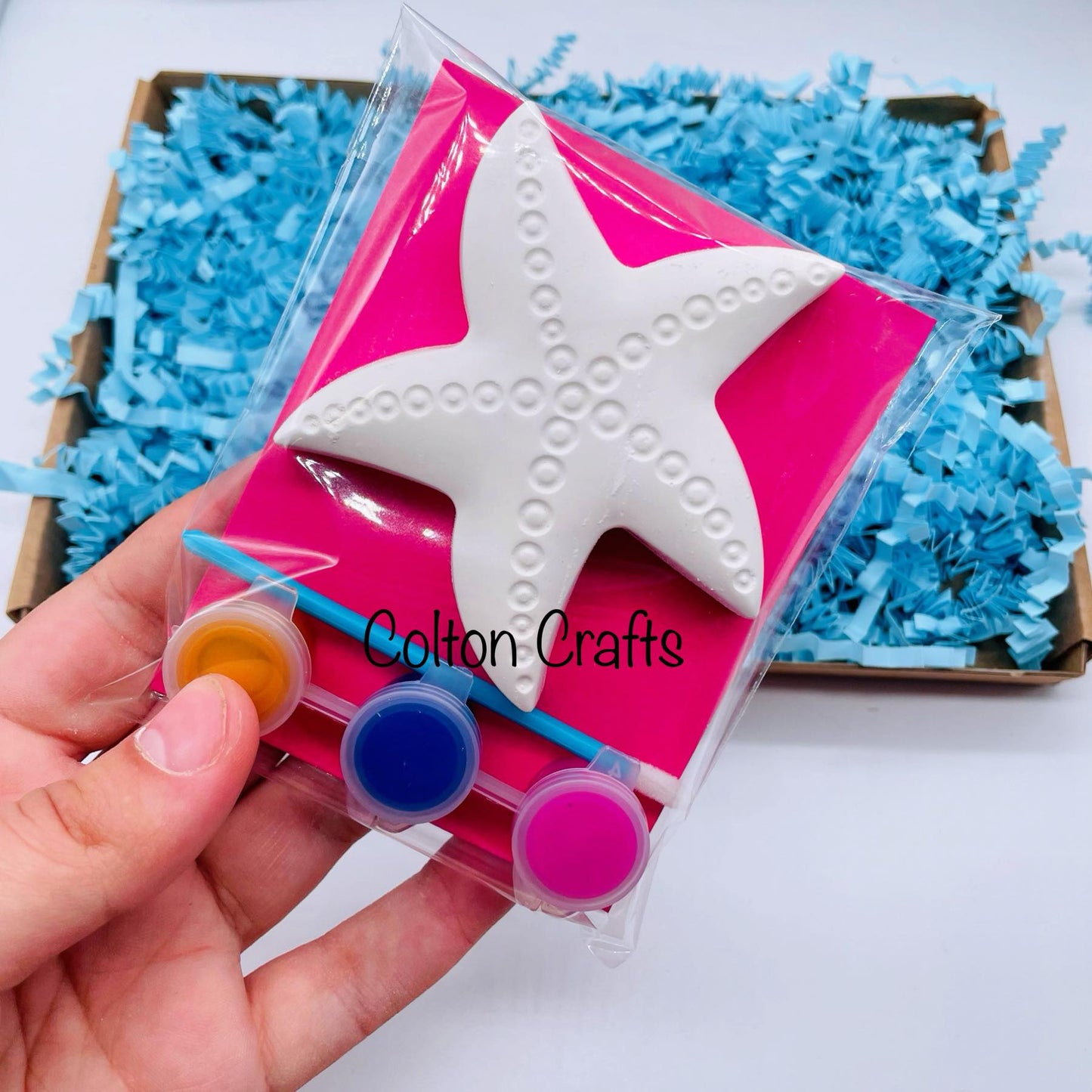 Large Under the Sea Party Bags with 3 paints each=