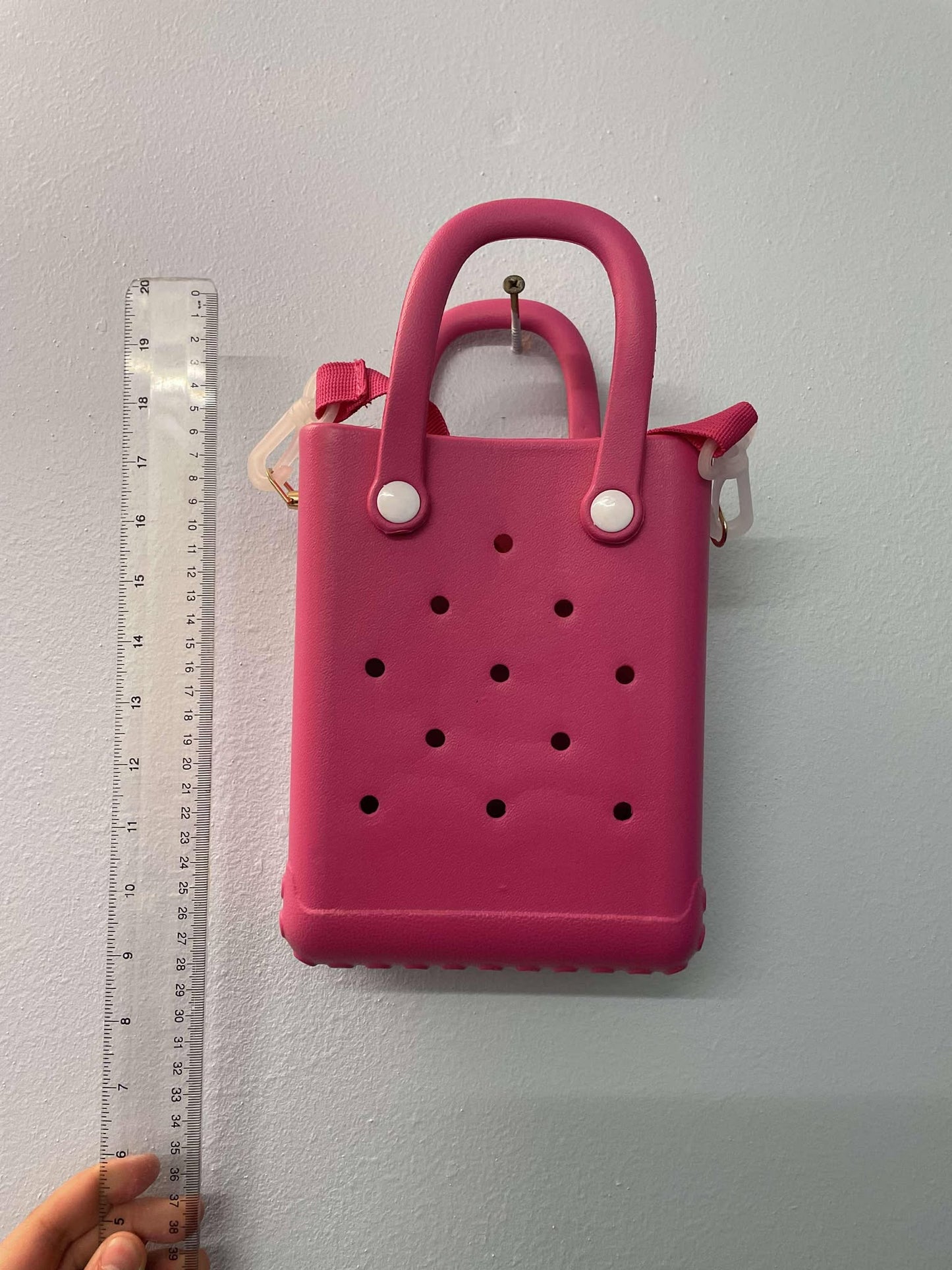Smaller Bag with Shoulder Detachable Shoulder Strap ~ Croc This Way ~ Waterproof ~ Silicone Bags