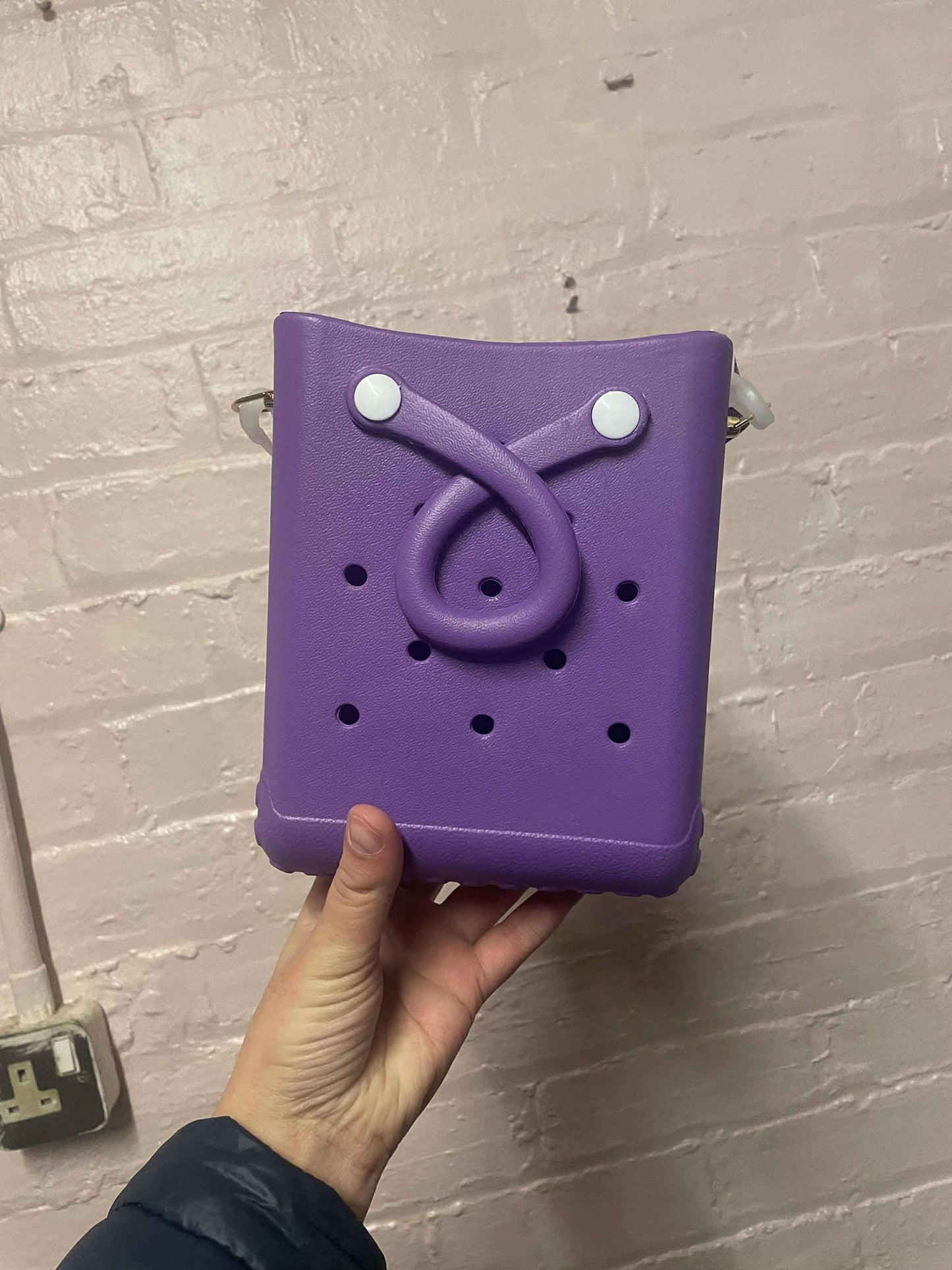 Smaller Bag with Shoulder Detachable Shoulder Strap ~ Croc This Way ~ Waterproof ~ Silicone Bags