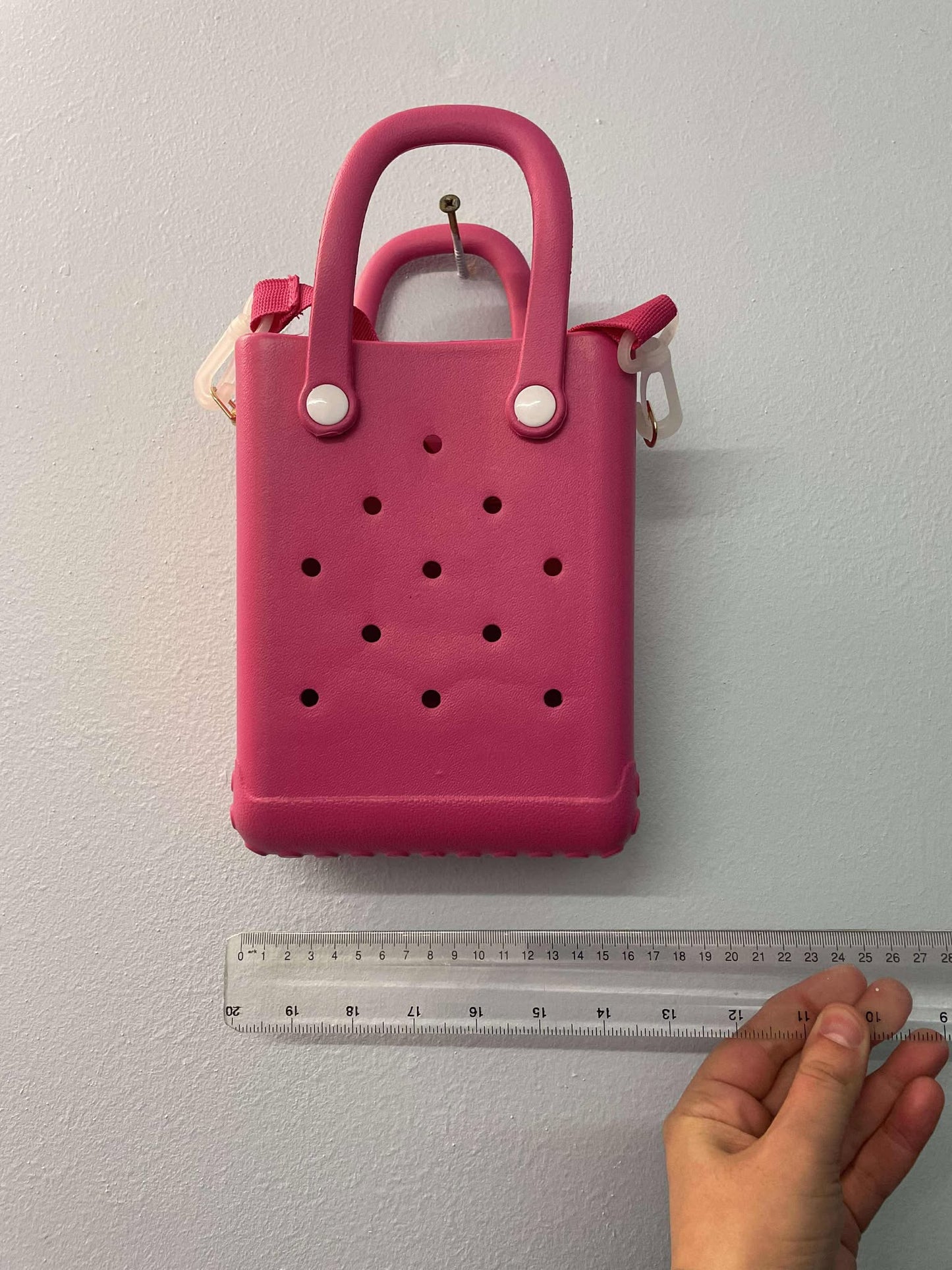 Smaller Bag with Shoulder Detachable Shoulder Strap ~ Croc This Way ~ Waterproof ~ Silicone Bags