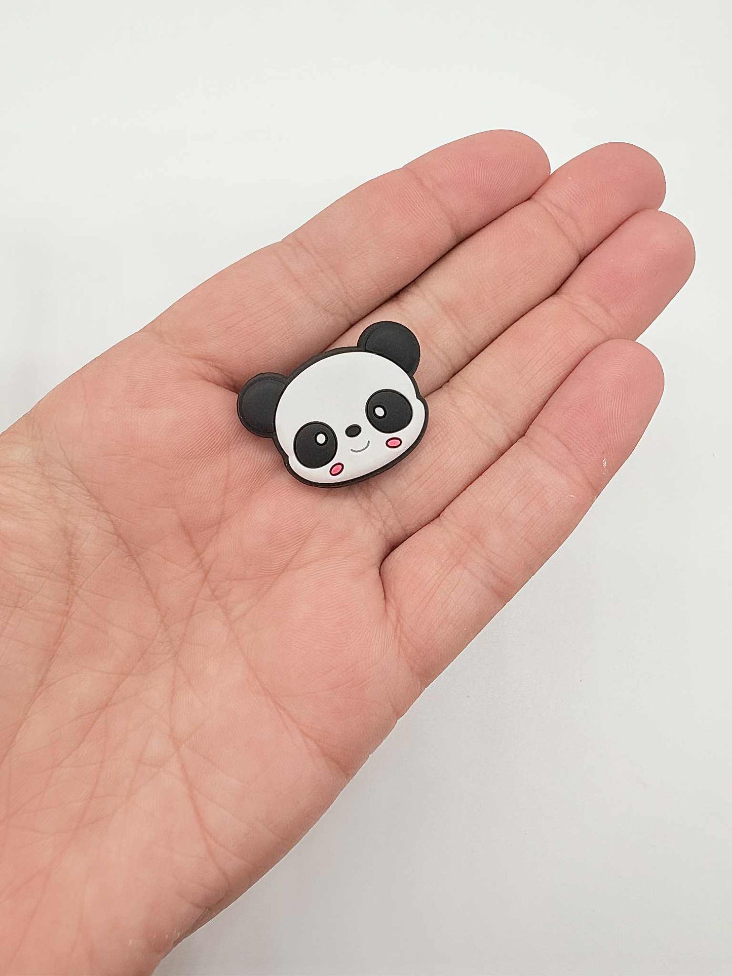 Panda Face 1 Shoe Charm