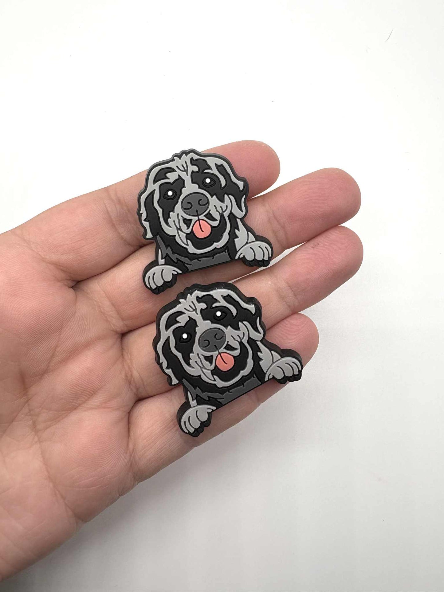 Newfoundland Dog Shoe Charm
