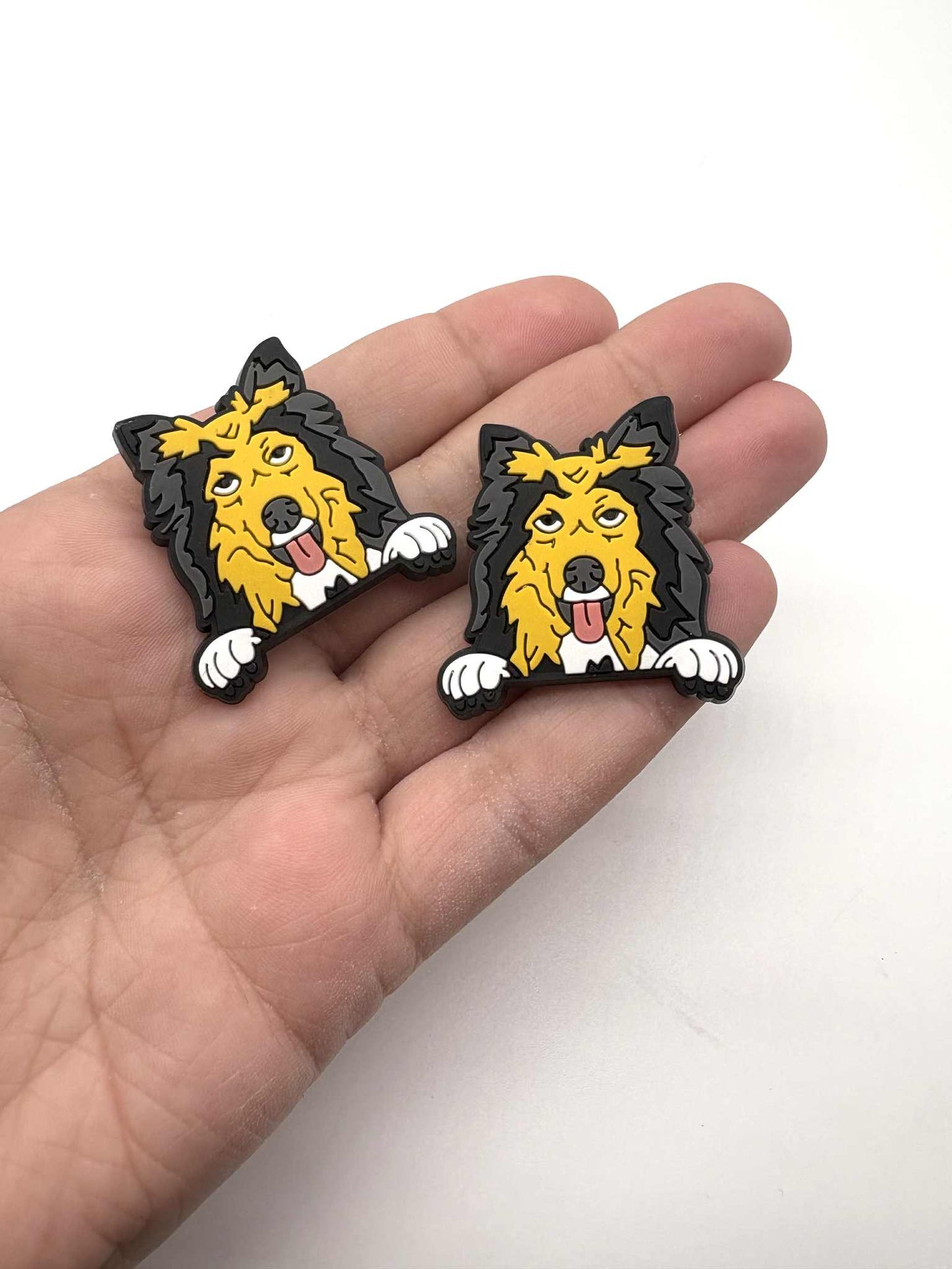 Shetland Sheep Dog Shoe Charm 