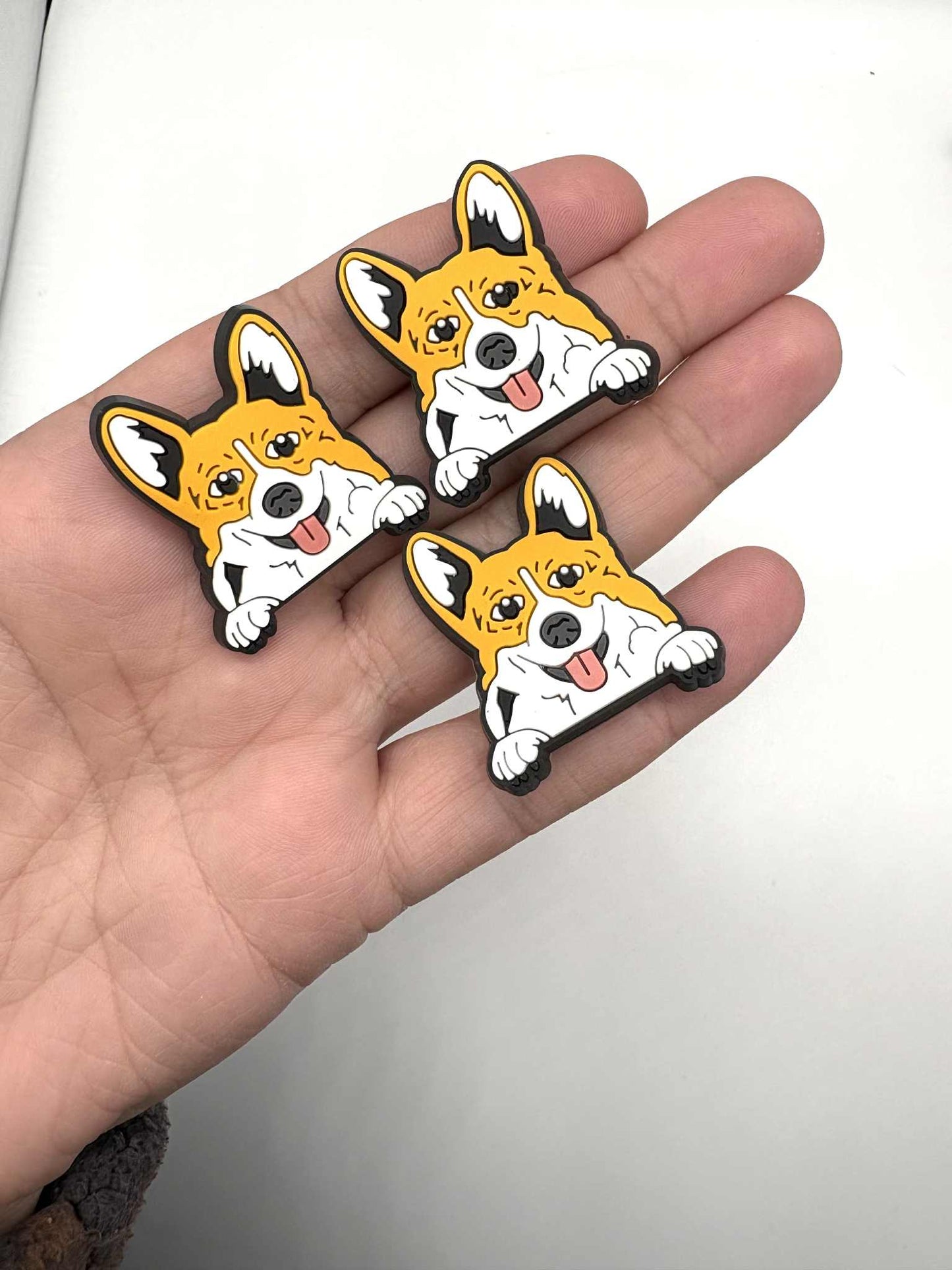 Corgi Dog Shoe Charm