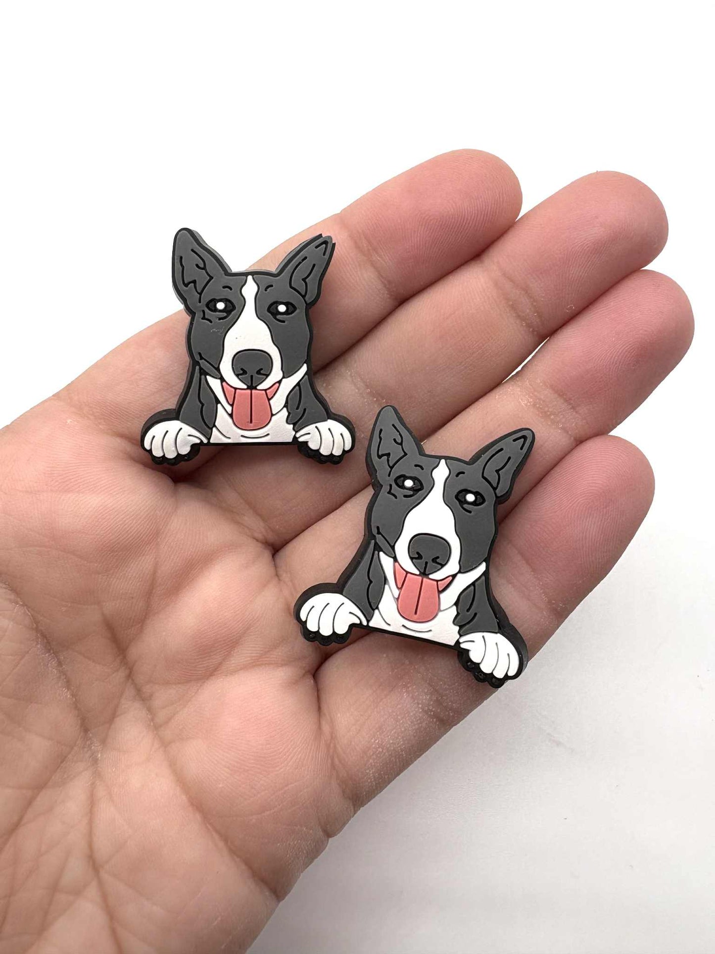 Bull Terrier Dog Shoe Charm