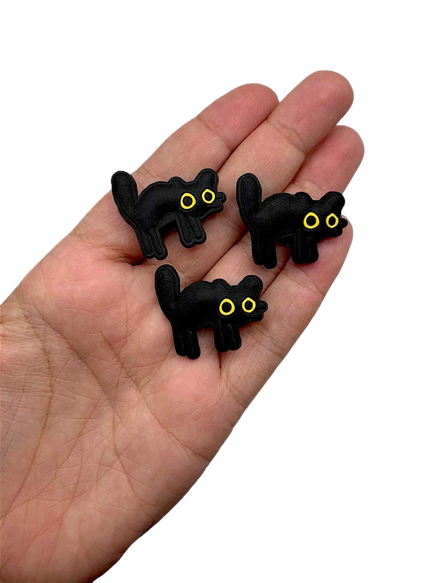 Black Cat 4 Shoe Charm