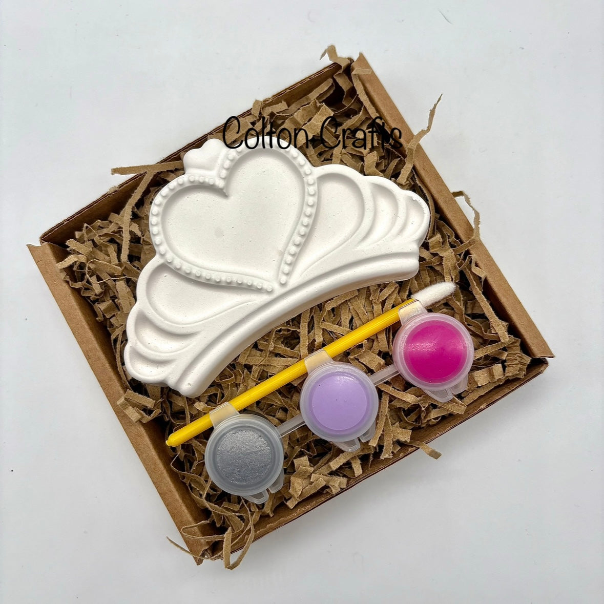 Princess Tiara Craft Kit with 3 paints