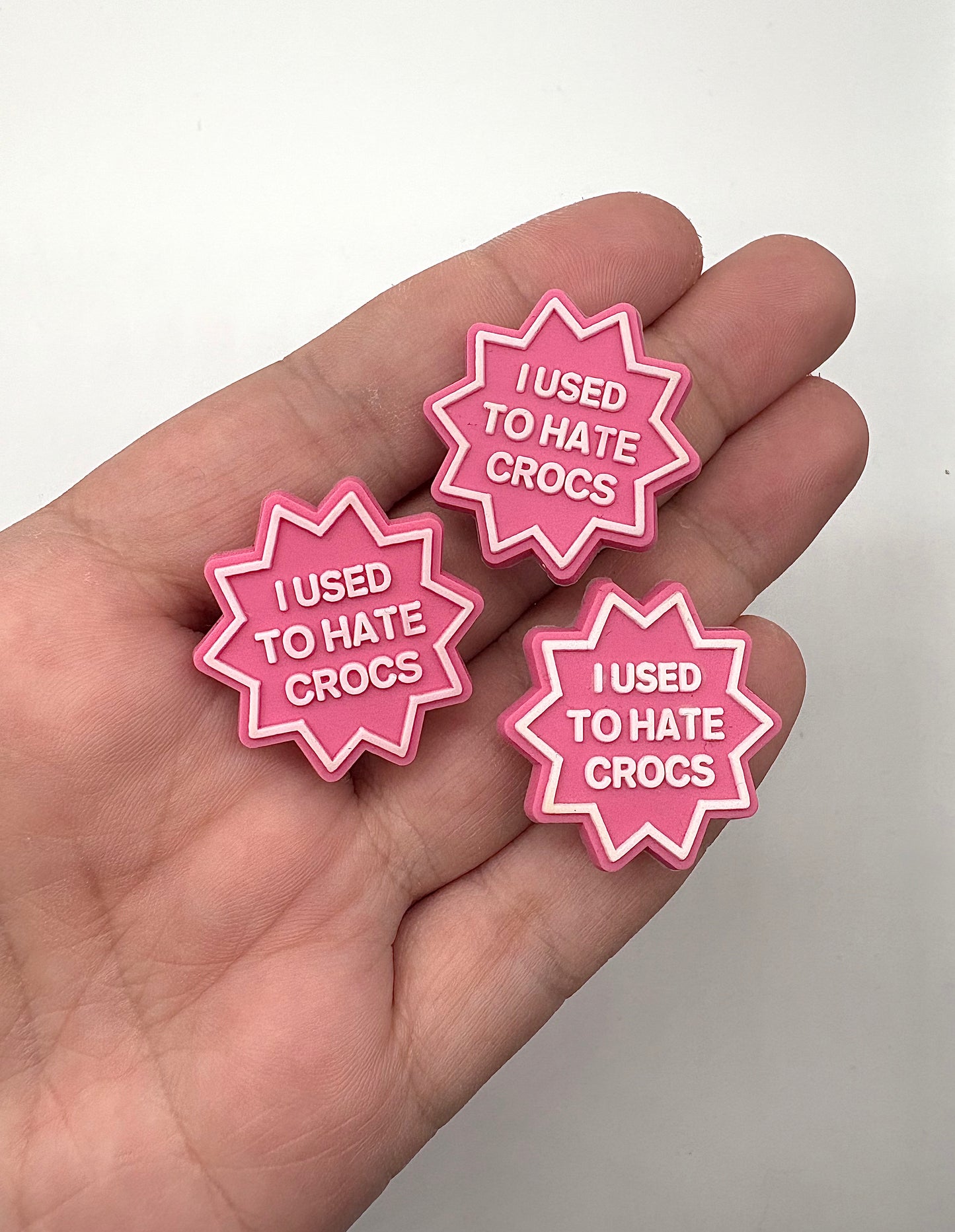 I used to hate Crocs Shoe Charm Pink