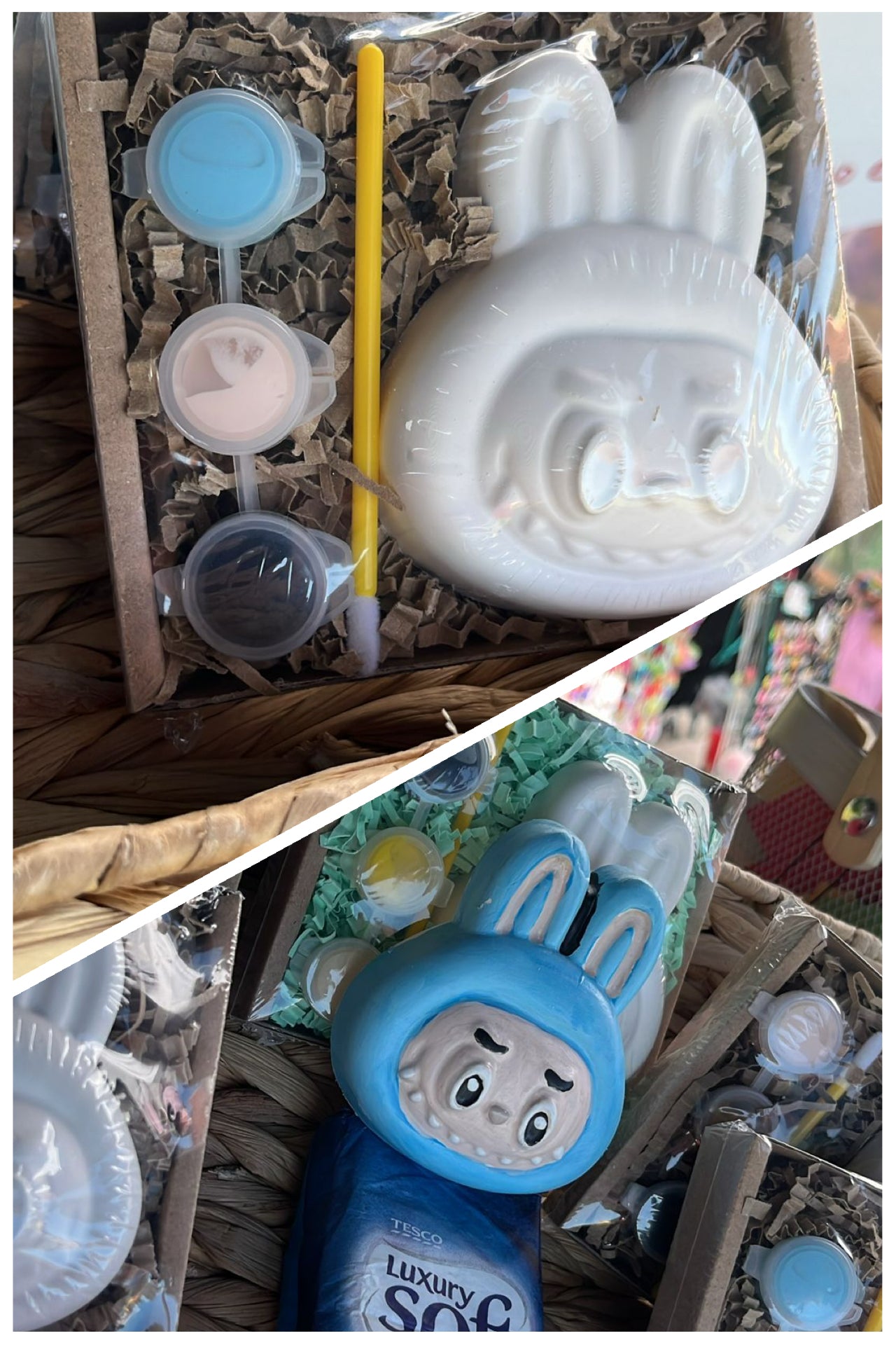 DIY Mischievous Creature Painting Set with 3 paints