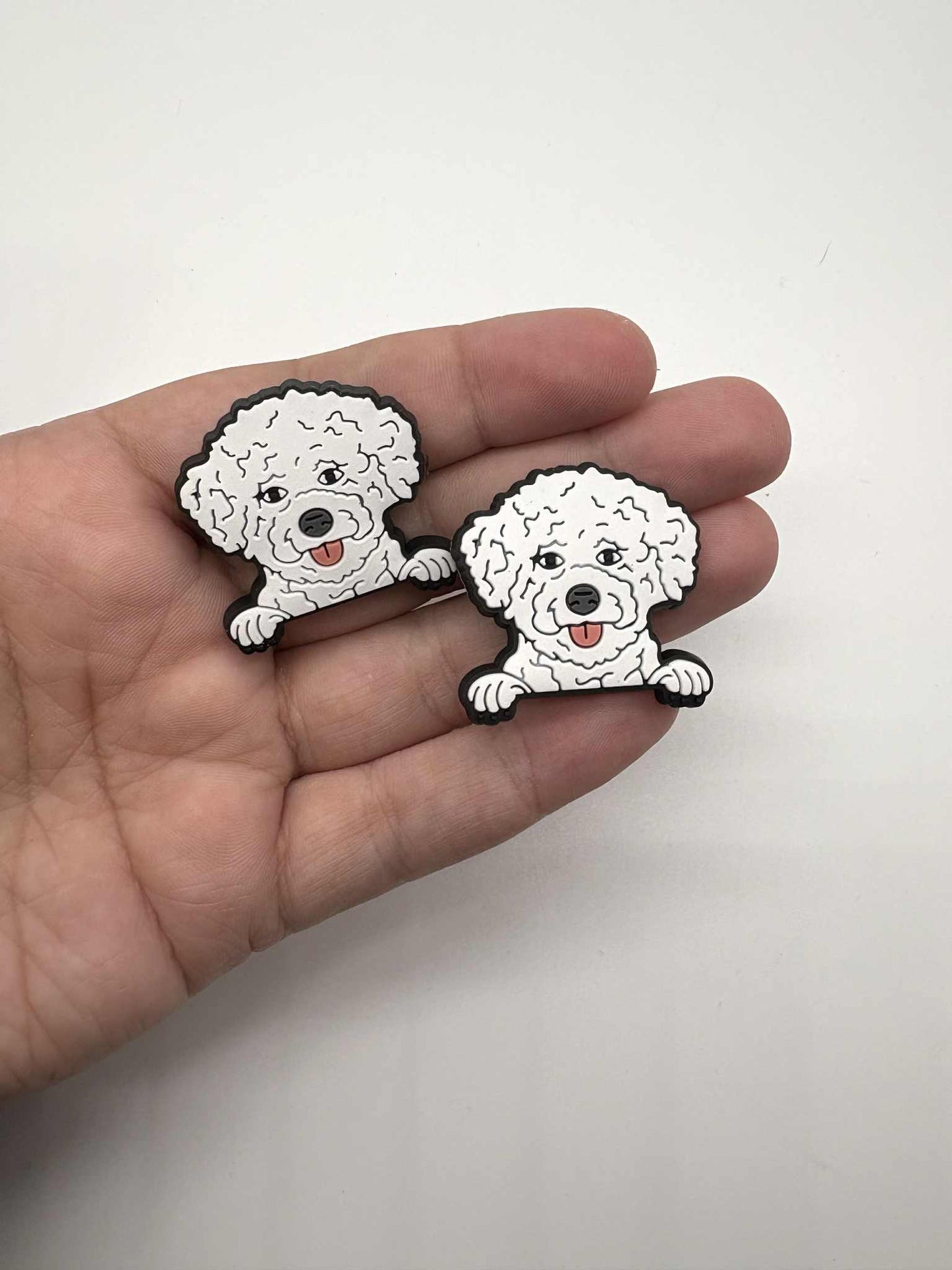 Bichon Frise Dog Shoe Charm