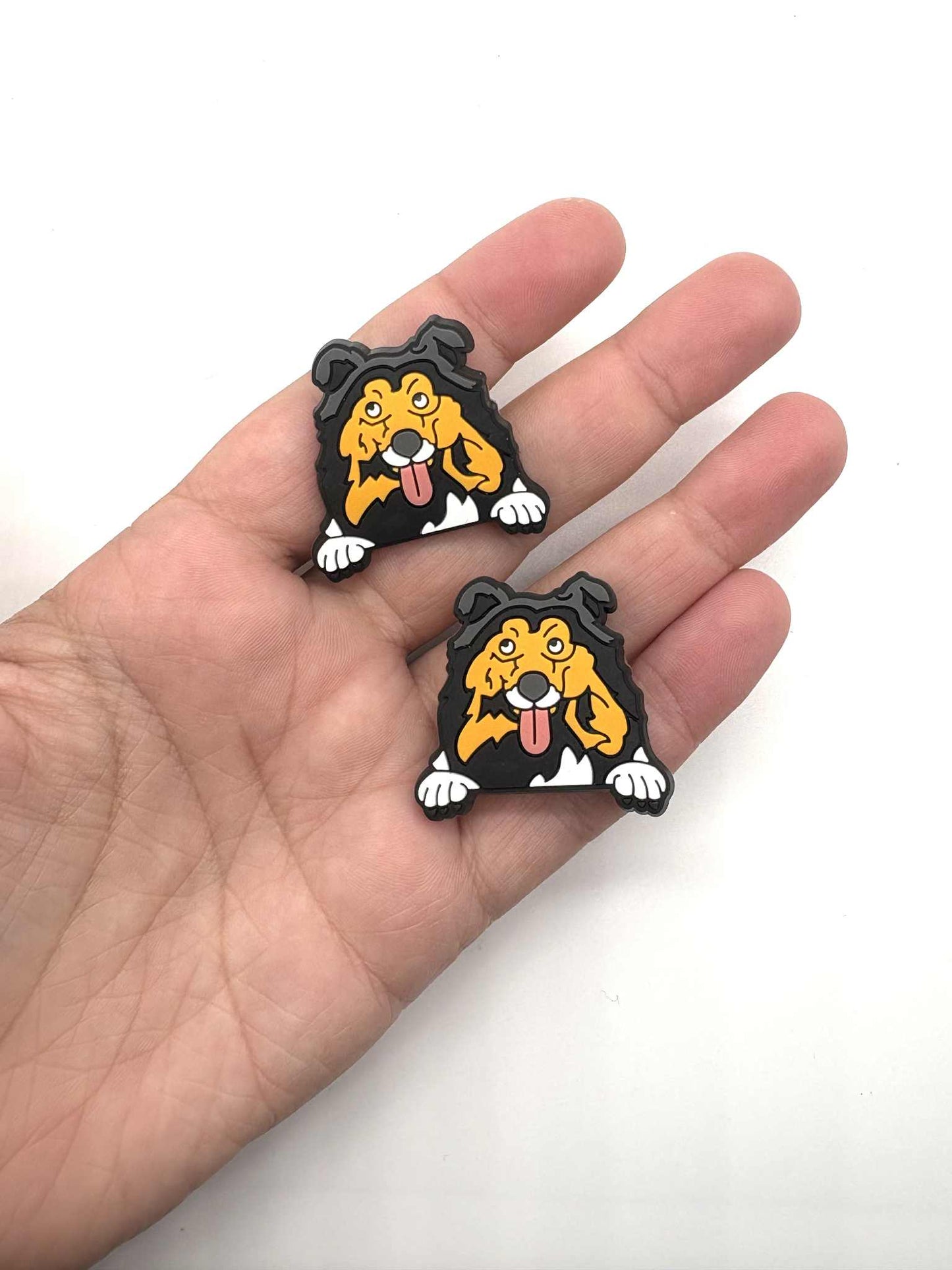 Collie Dog Shoe Charm