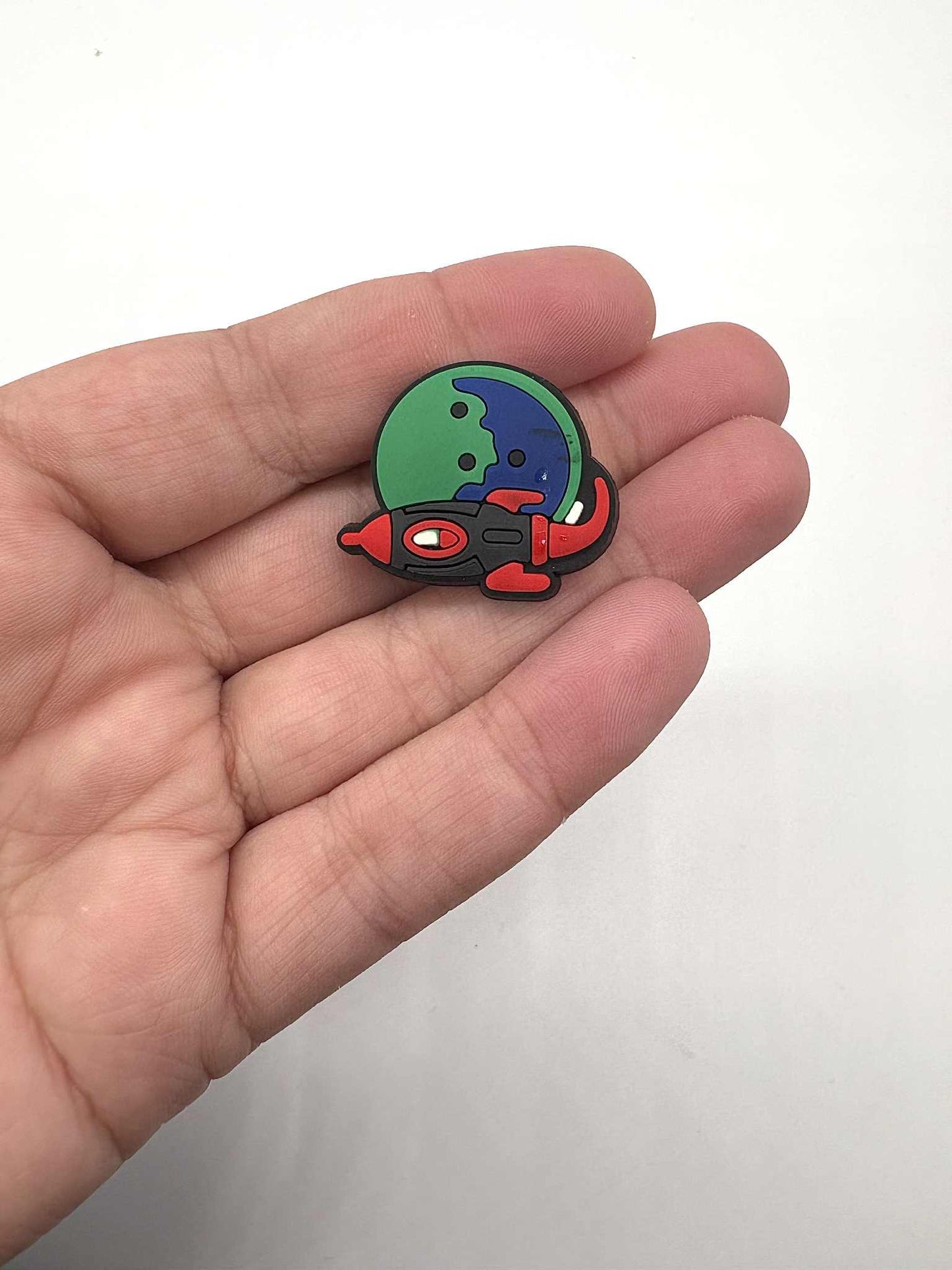 Rocket Round The World Shoe Charm