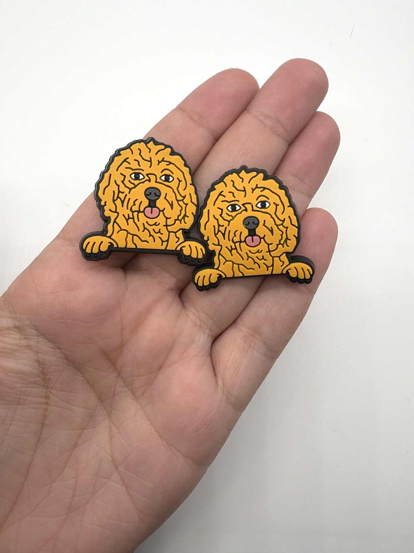 Cavapoo Dog Shoe Charm