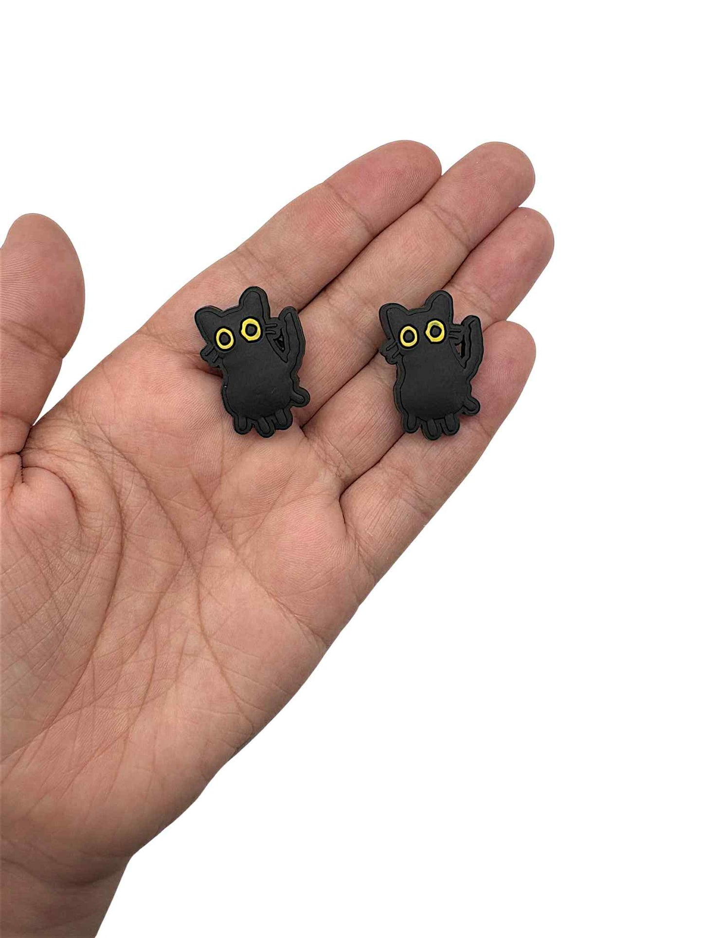 Black Cat 2 Shoe Charm
