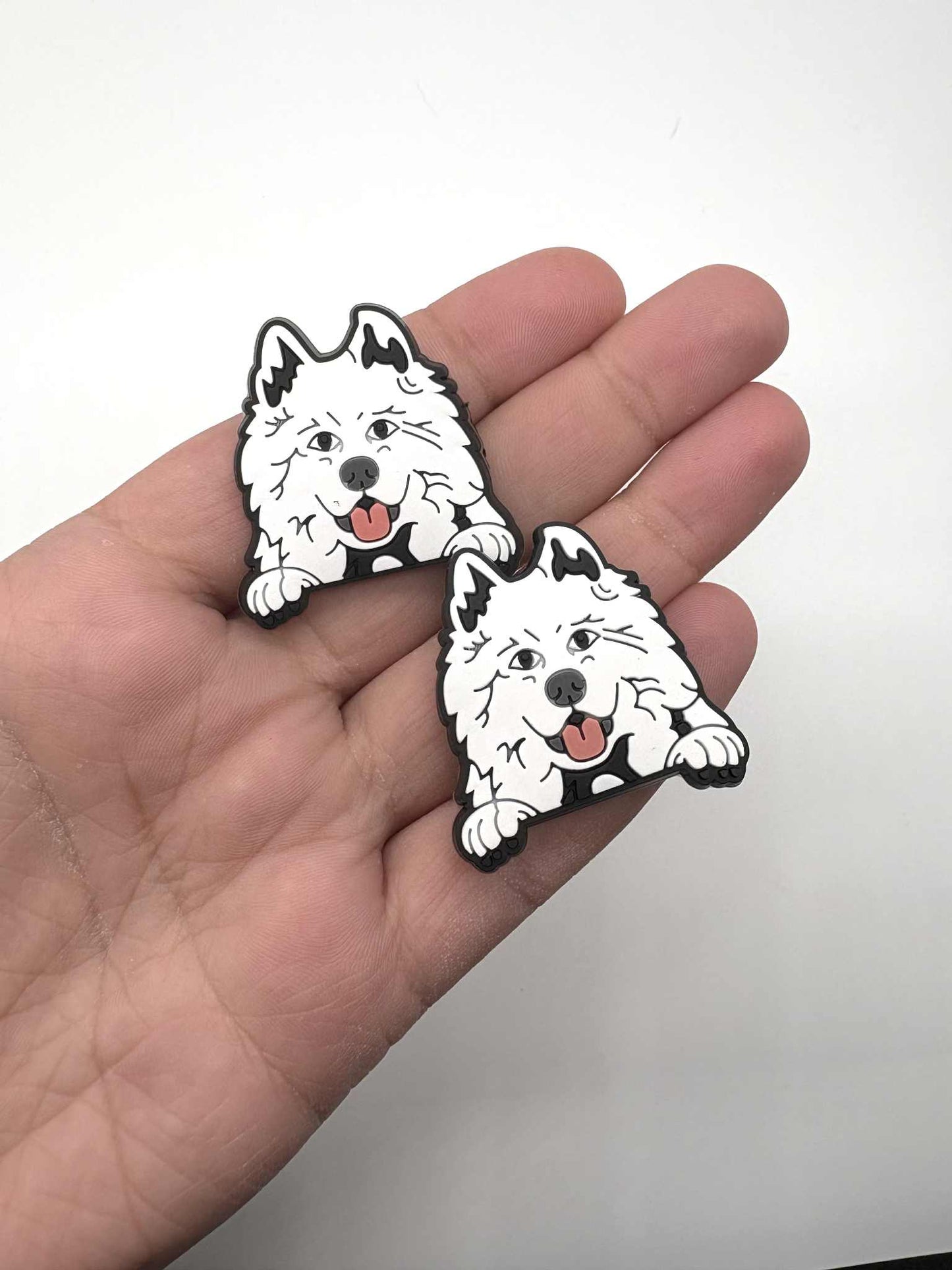 Samoyed Dog Shoe Charm