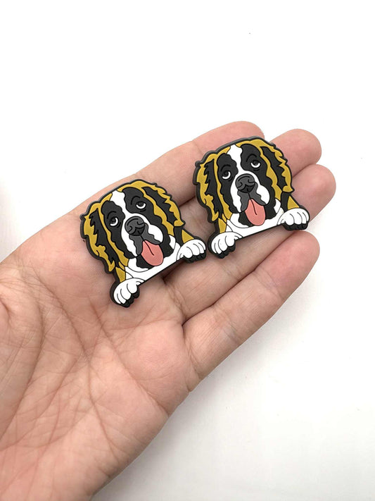Saint Bernard Dog Shoe Charm