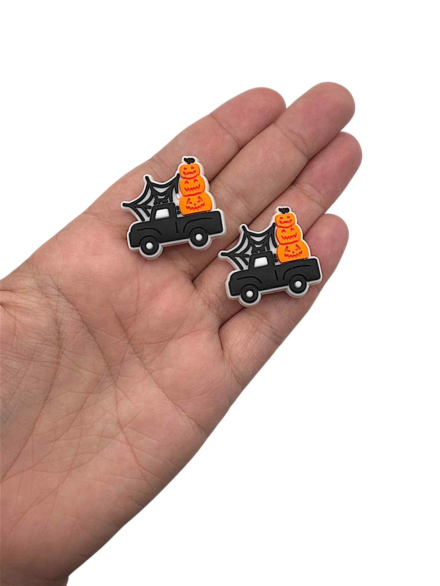 Pumpkin Truck Shoe Charm