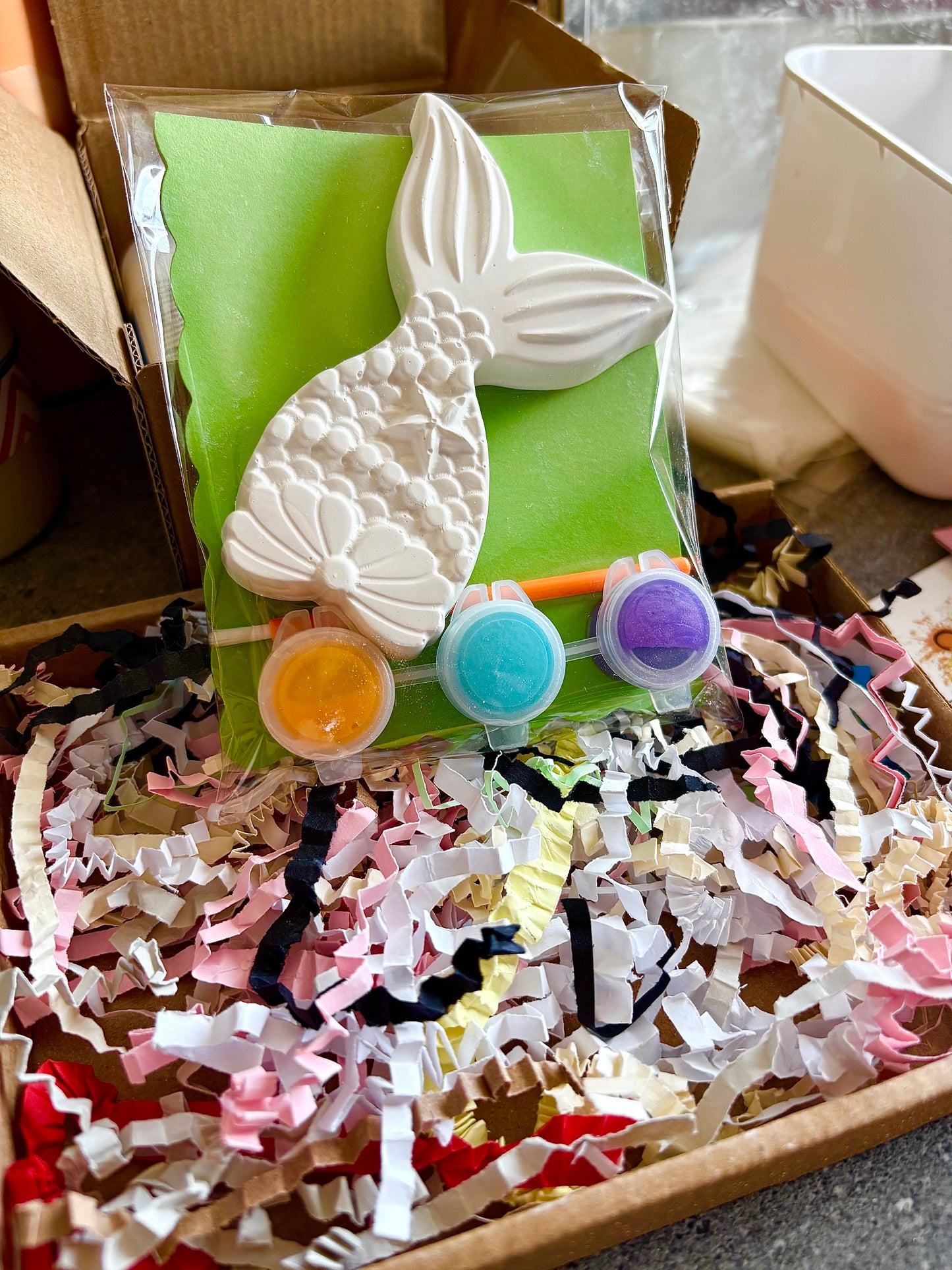 Under The Sea Themed Party Bags with 3 paints each