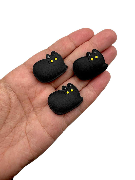 Black Cat 5 Shoe Charm