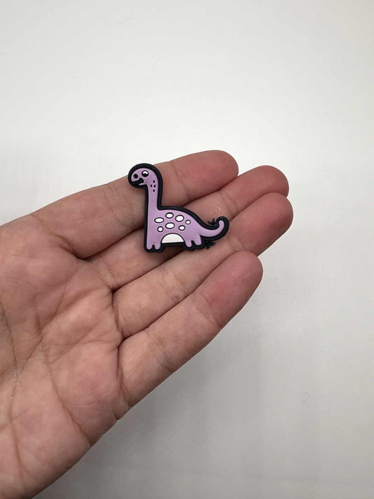 Purple Dinosaur Shoe Charm