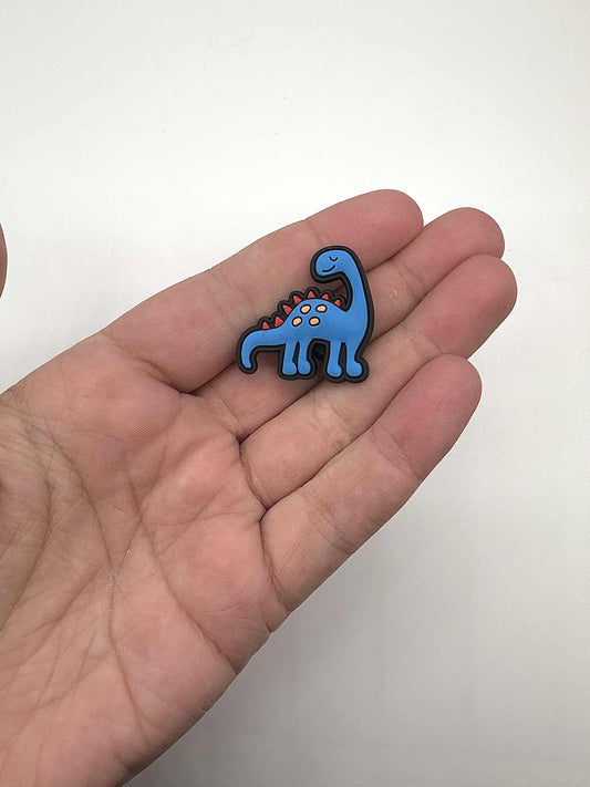 Blue Spotty Dinosaur Shoe Charm