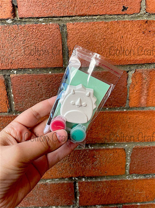 Rhino Squish Shape Party Bag with 2 paints each