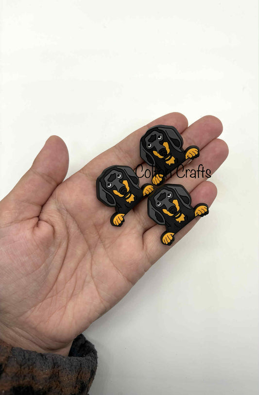 Dachshund Dog Shoe Charm
