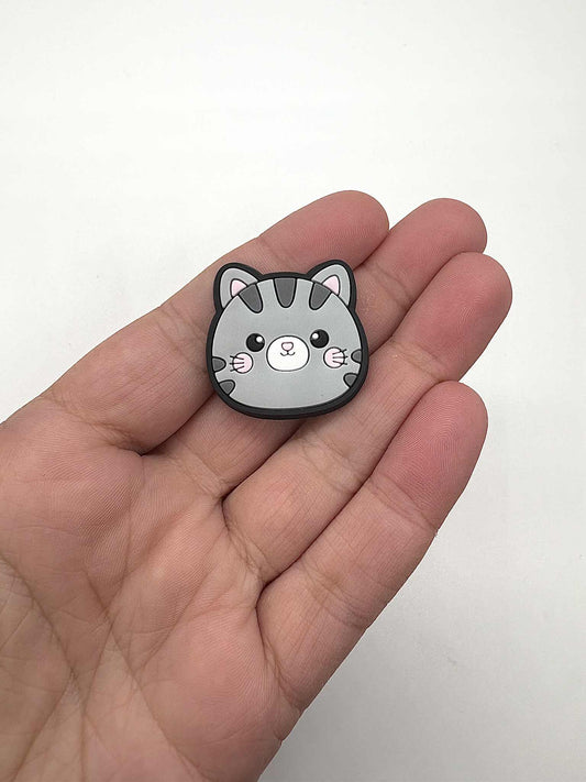 Kitty Face Shoe Charm