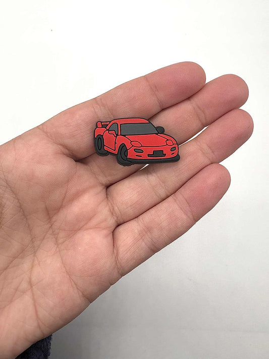 Red Car Shoe Charm