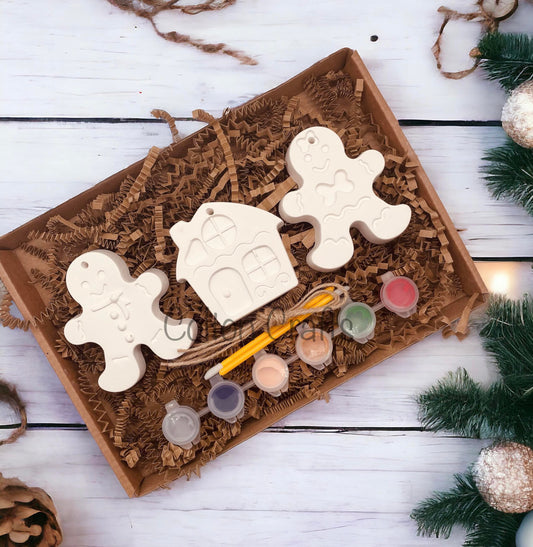 Gingerbread Themed Box Set - Hanging Ornaments