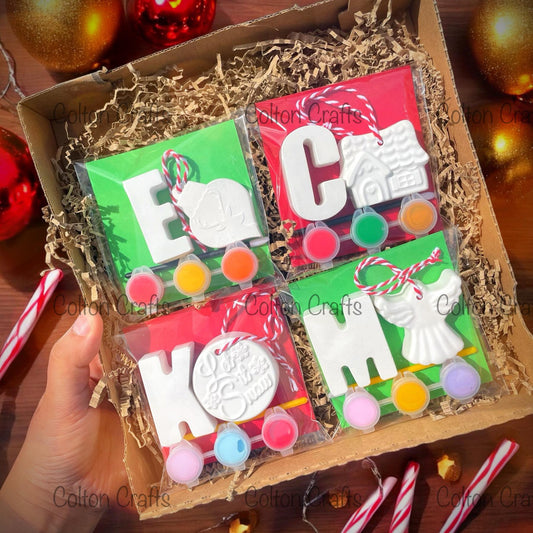 One Letter, One Random Hanging Christmas Shape | Personalised Stocking Filler for Kids| Christmas Eve Box| Personalised Gift, Christmas Gift