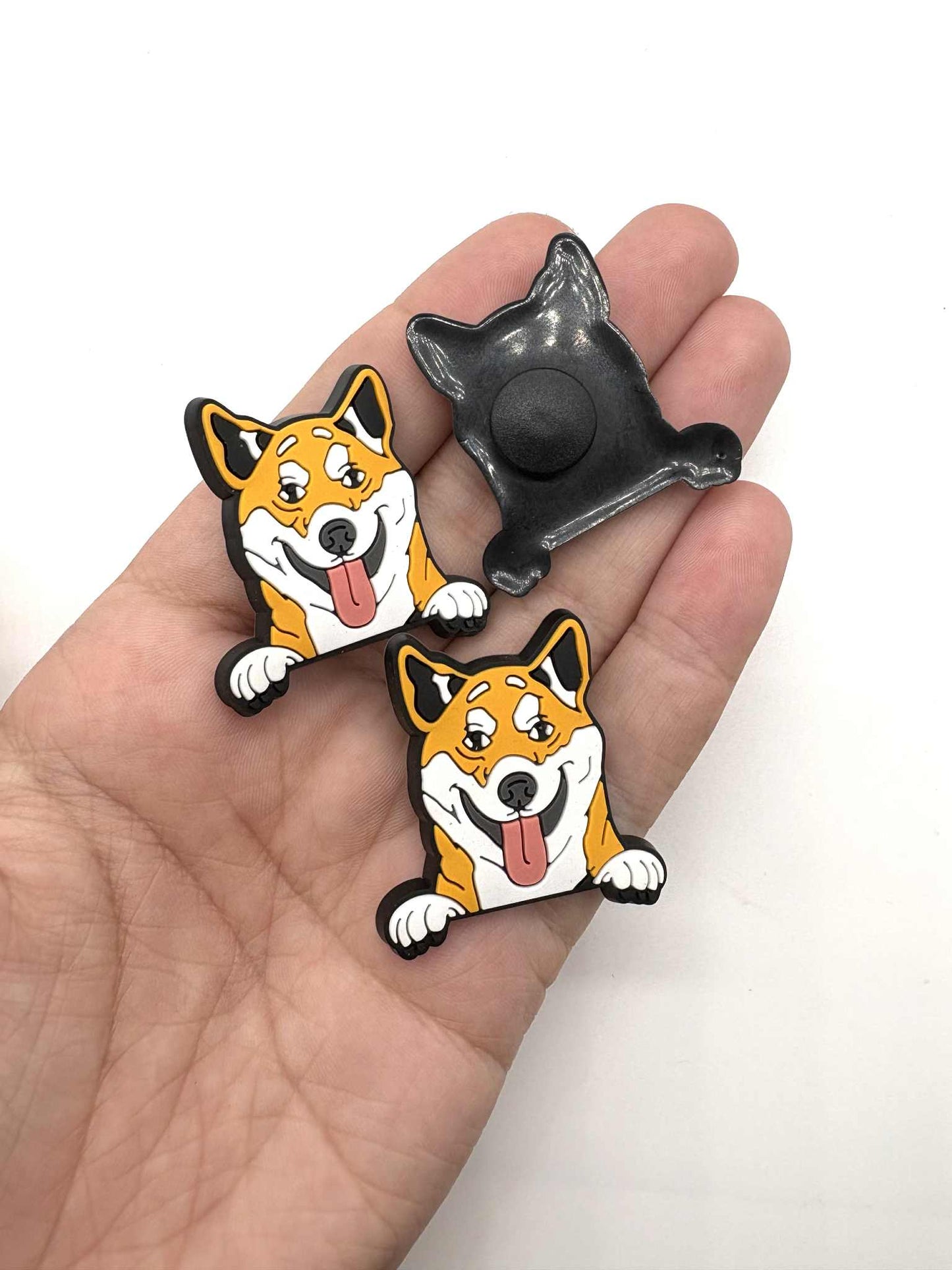 Shiba Inu Dog Shoe Charm
