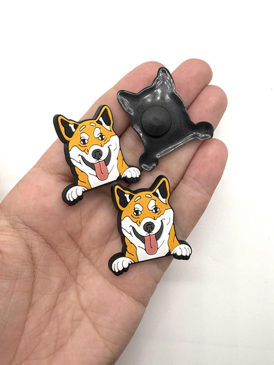 Shiba Inu Dog Shoe Charm