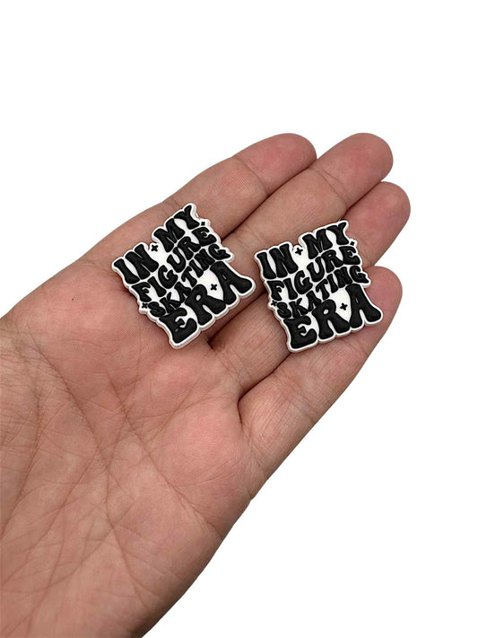 Figure Skating Era Slogan Shoe Charm