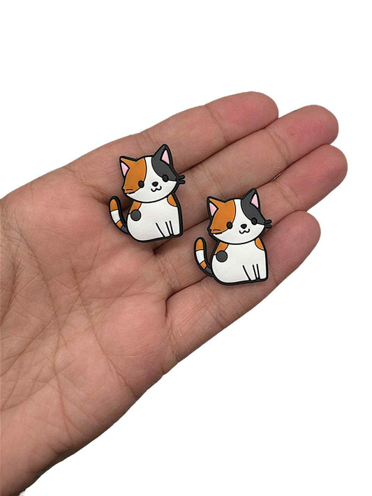 Cat Ginger/grey Shoe Charm