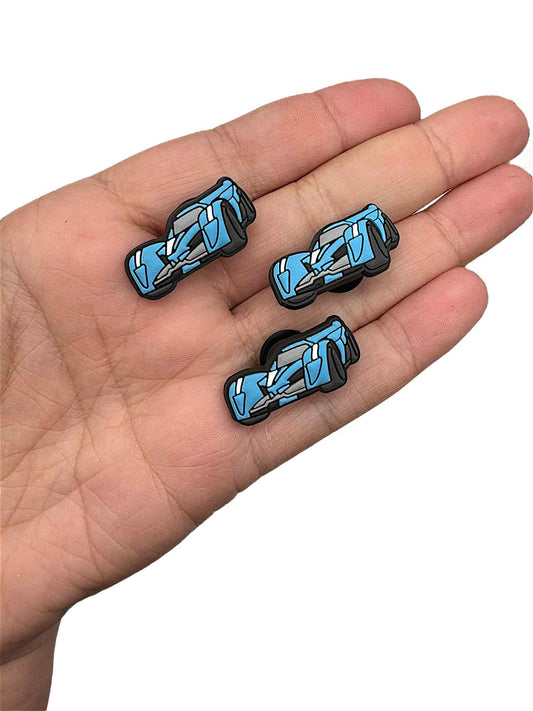 Blue Race / Sports Car Shoe Charm