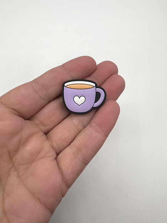 Heart Cuppa Shoe Charm