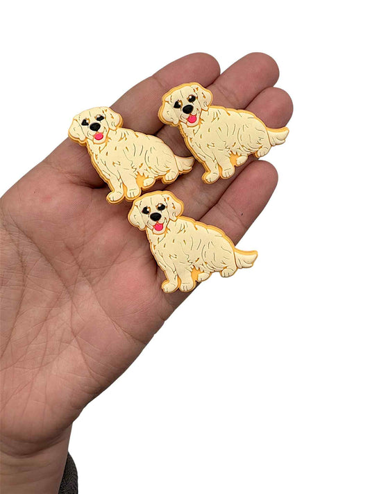 Golden Labrador Shoe Charm