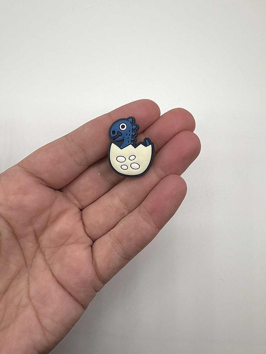 Dinosaur in Egg Shoe Charm