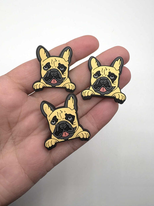 French Bull Dog Shoe Charm
