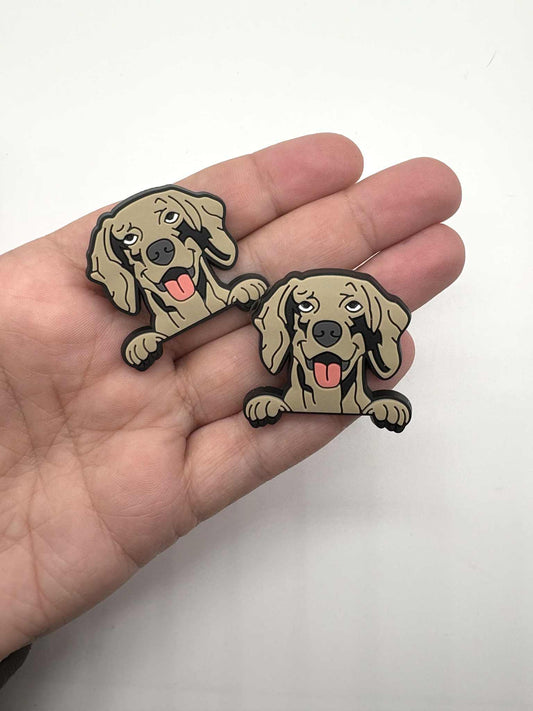 Weimaraner Dog Shoe Charm
